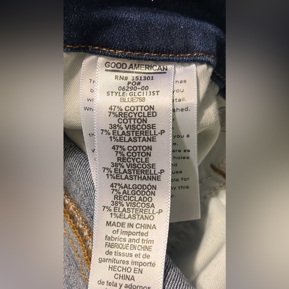 Good American Good Legs Crop NWT SZ 16 - Picture 5 of 6